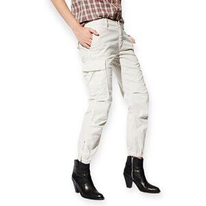 Nili Lotan Cargo French Military Pants, Ivory Size 4, Never worn